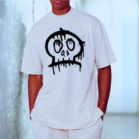 Angry skull T-shirt Homme