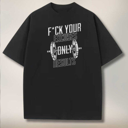Fck your excuses T-shirt homme