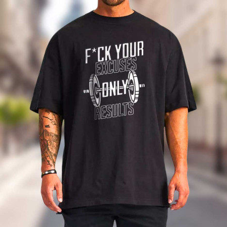 Fck your excuses T-shirt homme