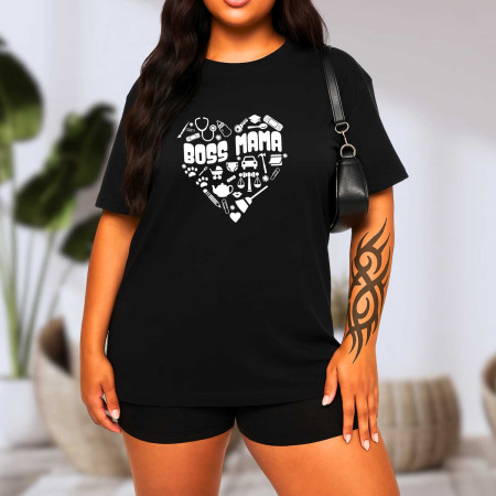 Boss mama T-shirt oversized Femme