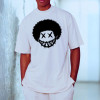 CrazySmiley T-shirt oversized homme