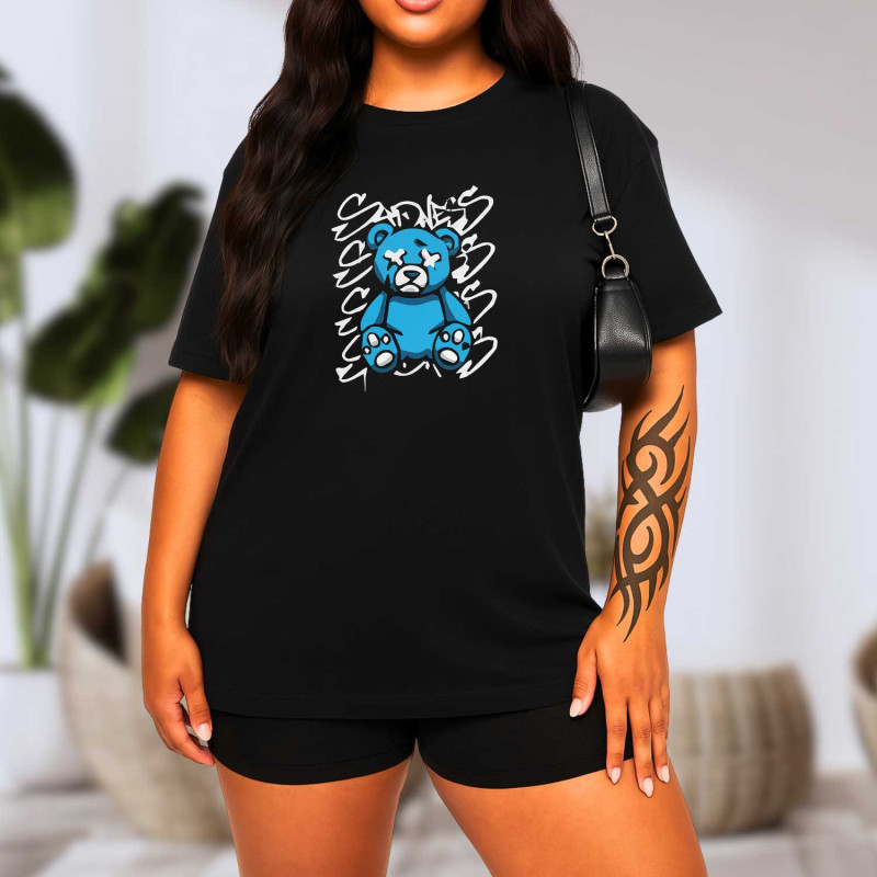 Sadness T-shirt oversized Femme