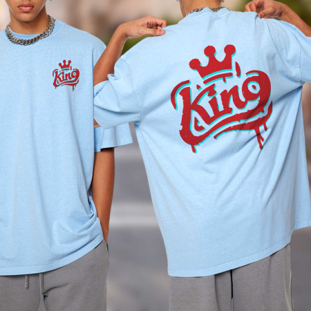 King T-shirt délavé oversized homme