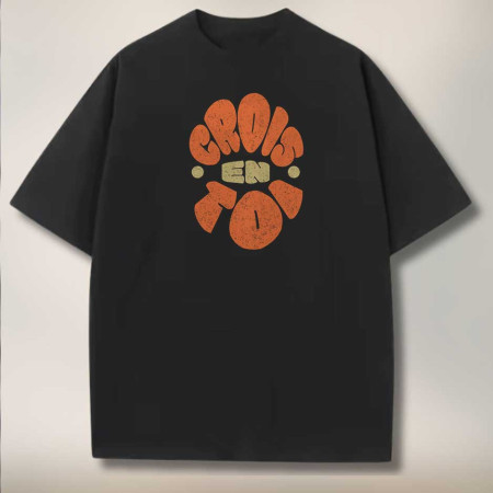 Crois en toi T-shirt oversized
