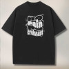 No pain no croissant T-shirt oversized Femme